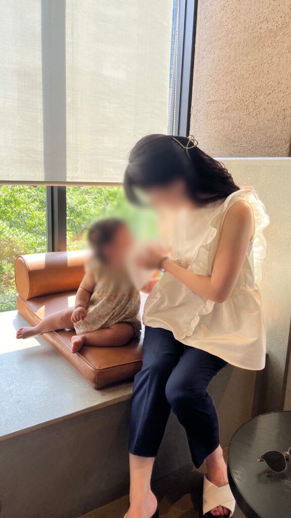 宮下パークのVALLEY PARK STANDの子連れモーニング写真2