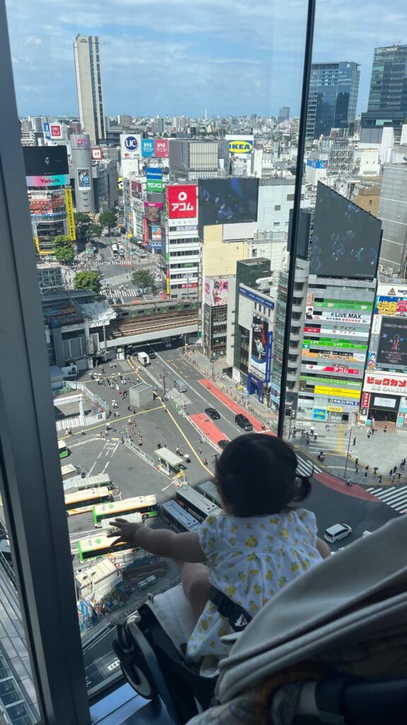 渋谷ヒカリエ11階スカイロビーの写真：景色