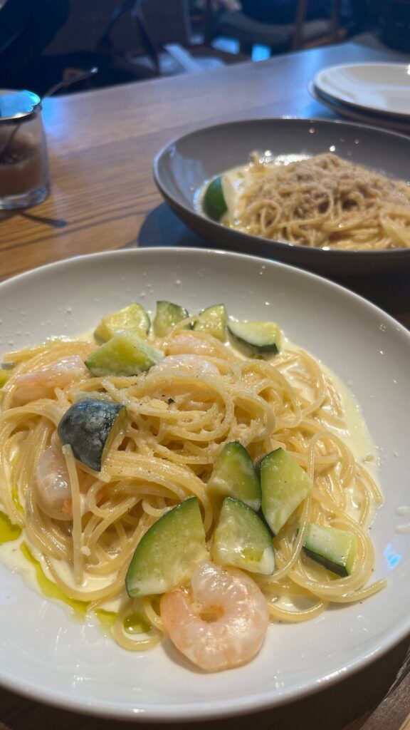 麻布台ヒルズRACINESの写真：パスタ