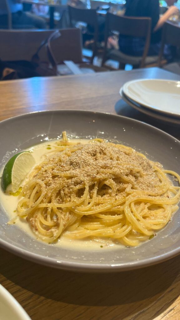 麻布台ヒルズRACINESの写真：パスタ2