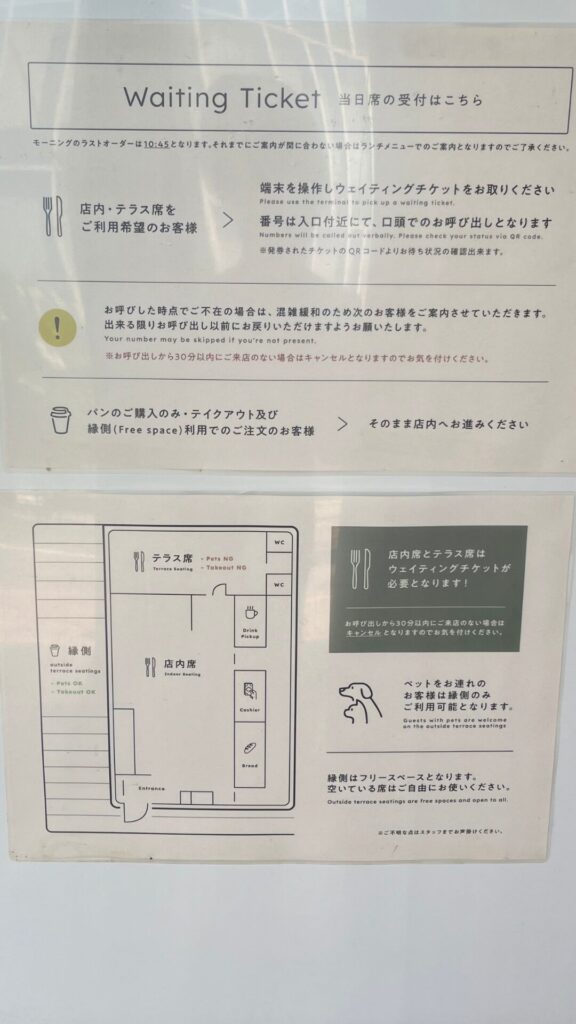 No.4（千代田麴町、市ヶ谷のパン屋）の写真：案内