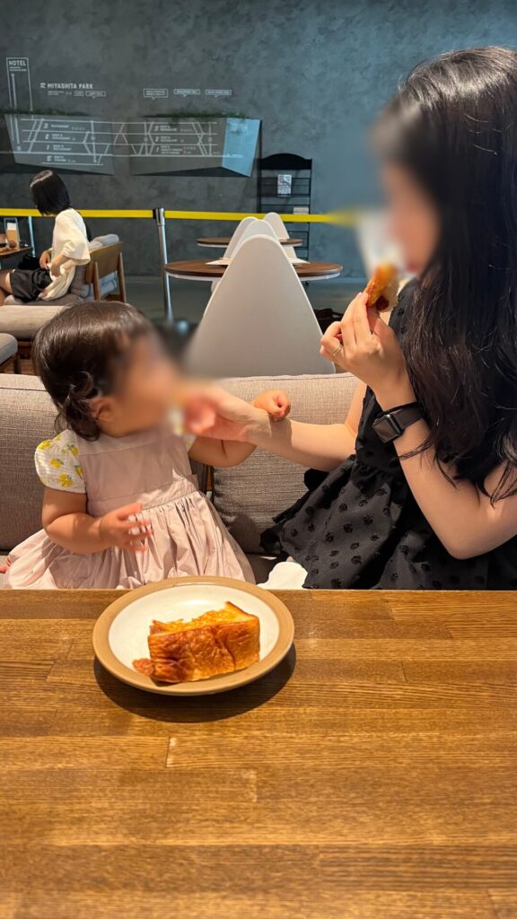 宮下パーク、パンとエスプレッソとまちあわせの写真（子連れモーニング）