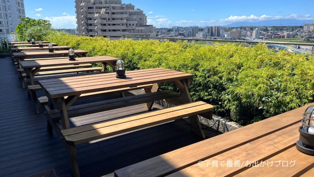 二子玉川ランチThe Veranda 玉川髙島屋の写真：テラス席