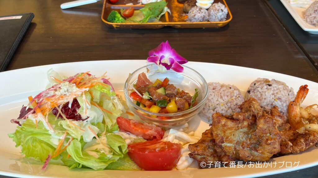 二子玉川ランチThe Veranda 玉川髙島屋の写真：モチコチキンプレート