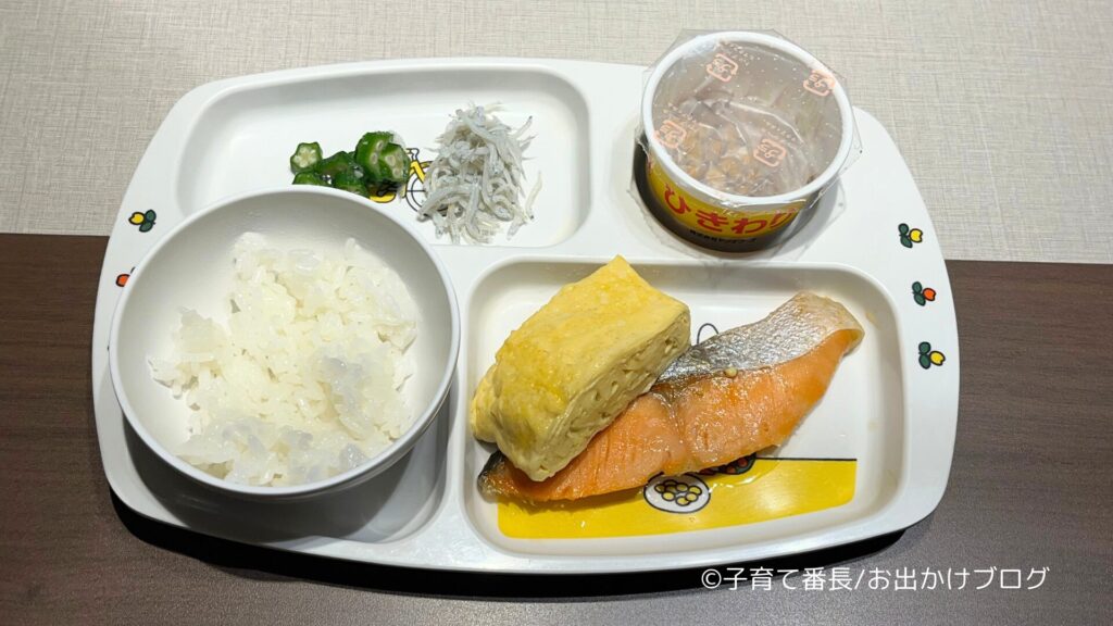 秋保温泉 佐勘の写真：朝食ビュッフェ、子供の朝食