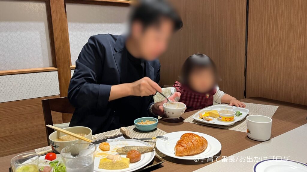 秋保温泉 佐勘の写真：朝食ビュッフェ