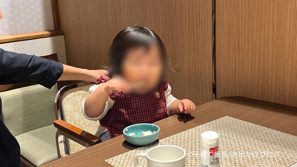 秋保温泉 佐勘の写真：朝食ビュッフェ、子供