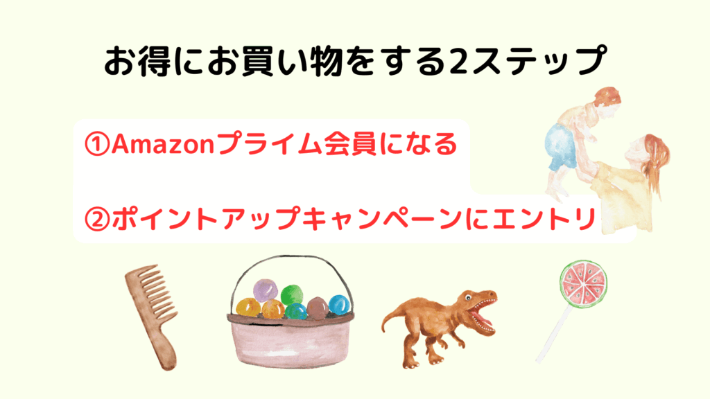 2024年Amazonプライム感謝祭でお得にベビー用品を買う方法：2ステップ