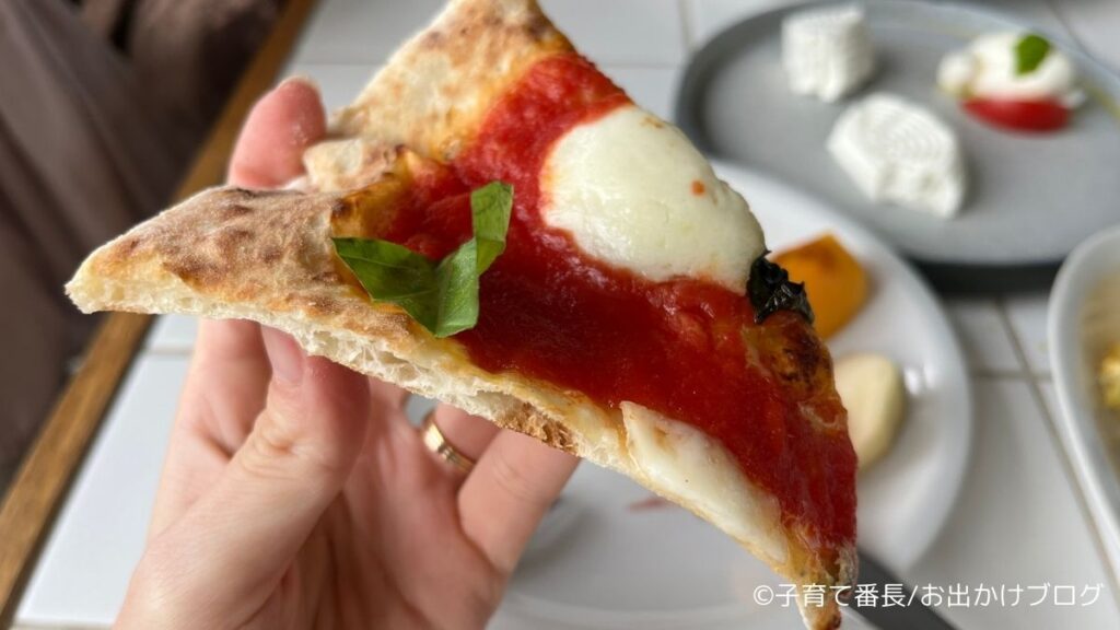 【日比谷子連れランチ】GOOD CHEESE GOOD PIZZA 日比谷の写真：マルゲリータ